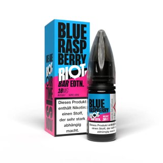 Riot Squad - Blue Raspberry Nikotinsalz E-Liquid 10 ml