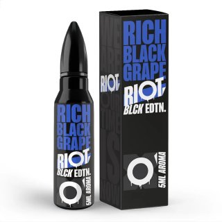 Riot Squad Black Edition - Rich Black Grape Aroma - 15 ml
