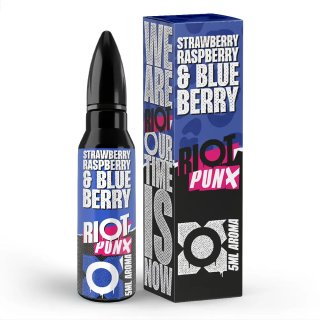 Riot Squad Punx - Strawberry Raspberry &amp; Blueberry Aroma - 5 ml