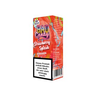 Bad Candy Liquids - Strawberry Splash - Nikotinsalz Liquid - 10 / 20 mg/ml