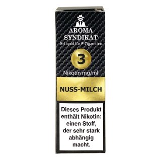 Aroma Syndikat &ndash; Nuss-Milch E-Zigaretten Liquid