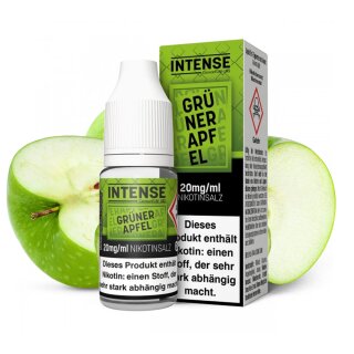 GermanFlavours Intense Nikotinsalz E-Liquid 10ml - Grüner Apfel 10mg/ml