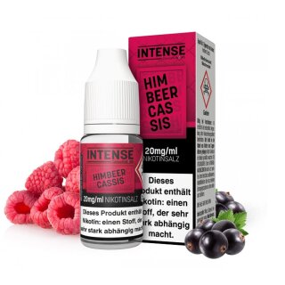 GermanFlavours Intense Nikotinsalz E-Liquid 10ml - Himbeer Cassis 10mg/ml