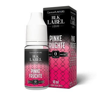 GermanFlavours Black Label E-Liquid 10ml - Pinke Fr&uuml;chte