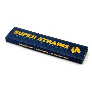 Super Strains King Size Long Papers mit Tips